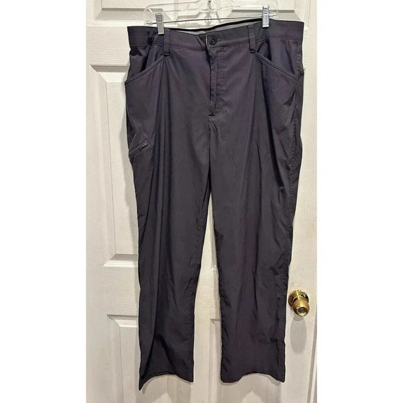 ORVIS Performance Tech Pants Mens 40x30 Gray Straight Water Repellant Flat Front - Picture 1 of 13